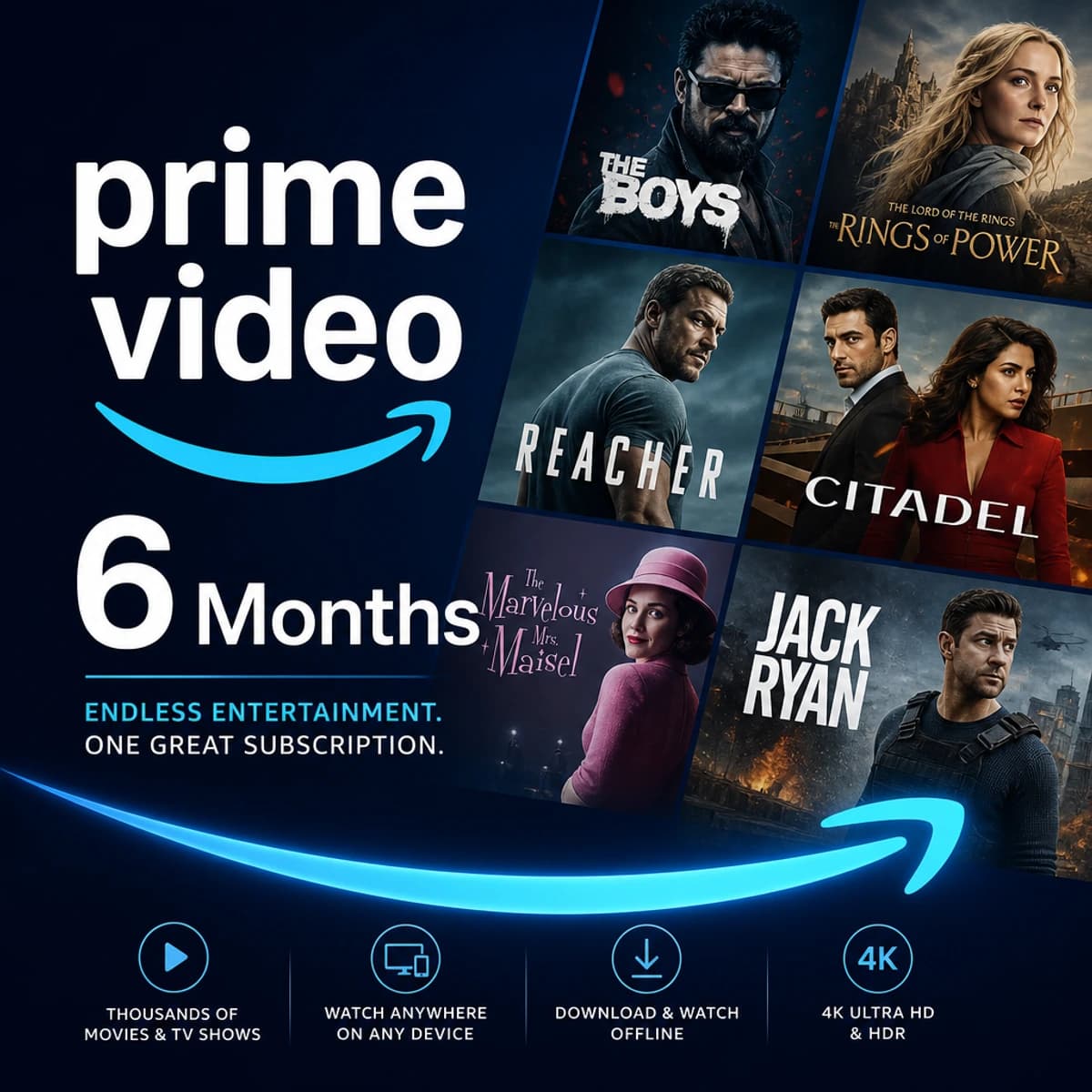 Prime Video — 6 Months