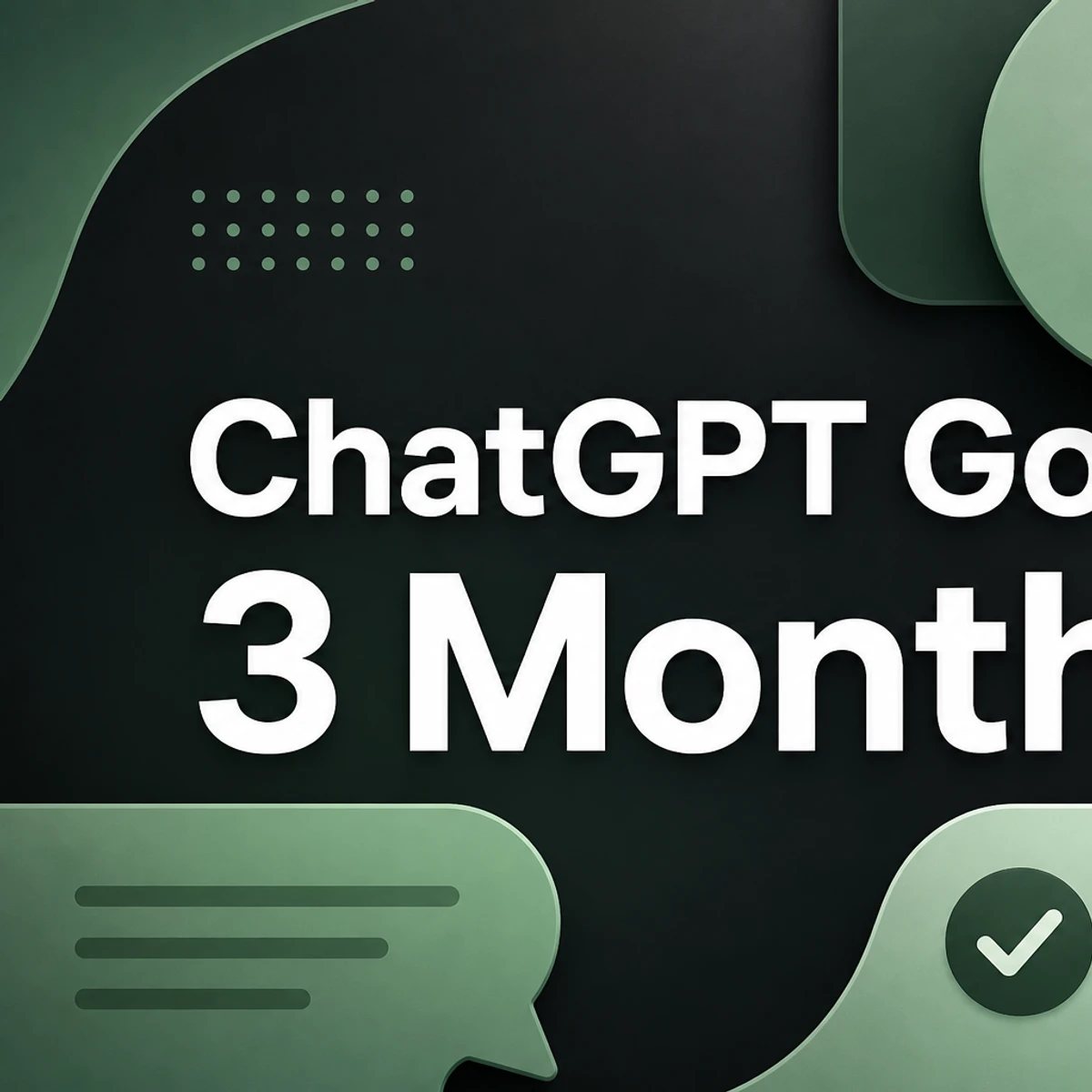ChatGPT Go — 3 Months (Coupon) product visual