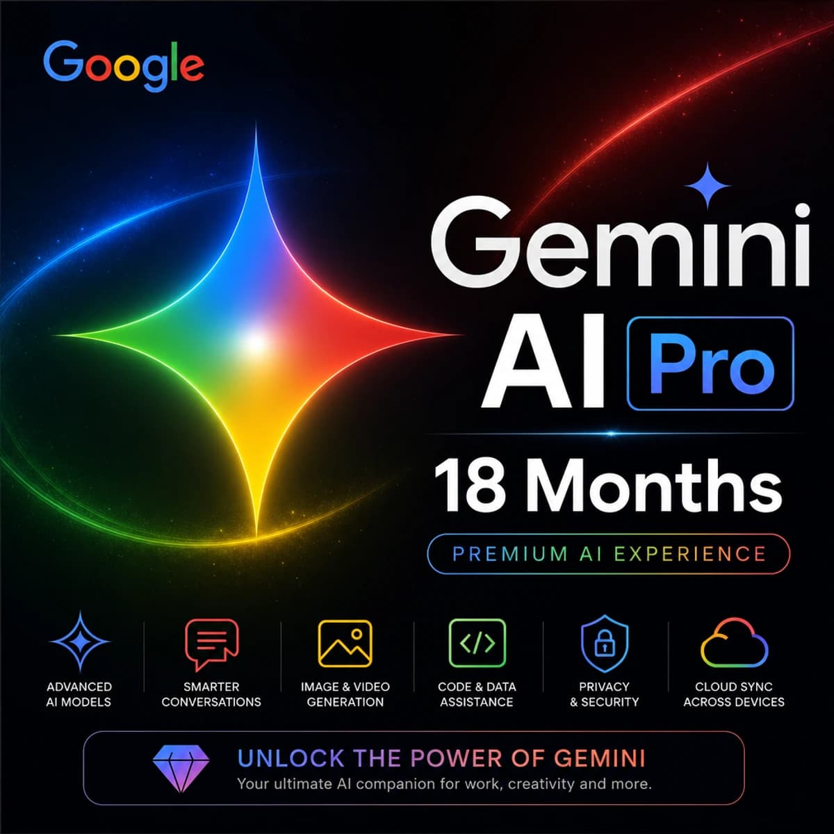 Gemini AI 5 TB Upgrade — 1 Year (No Warranty) artwork