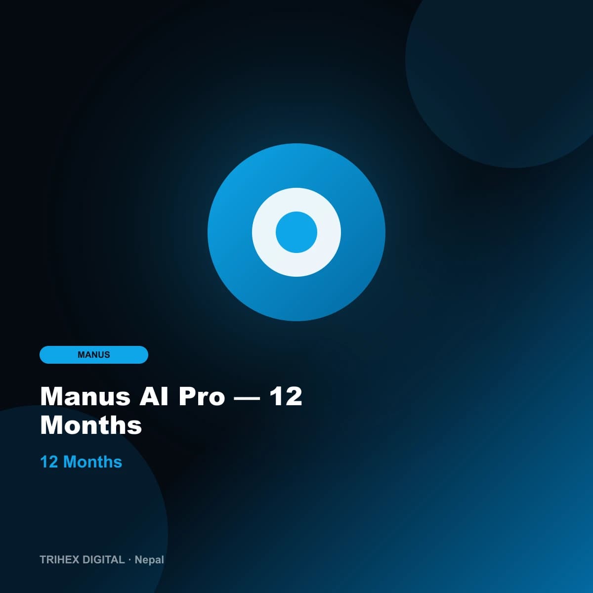 Manus AI Pro — 12 Months
