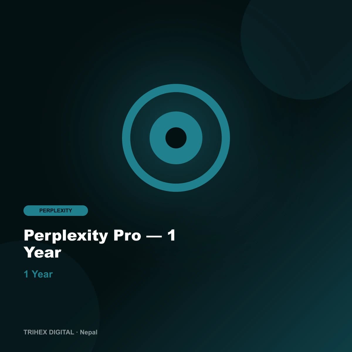 Perplexity Pro — 1 Year artwork