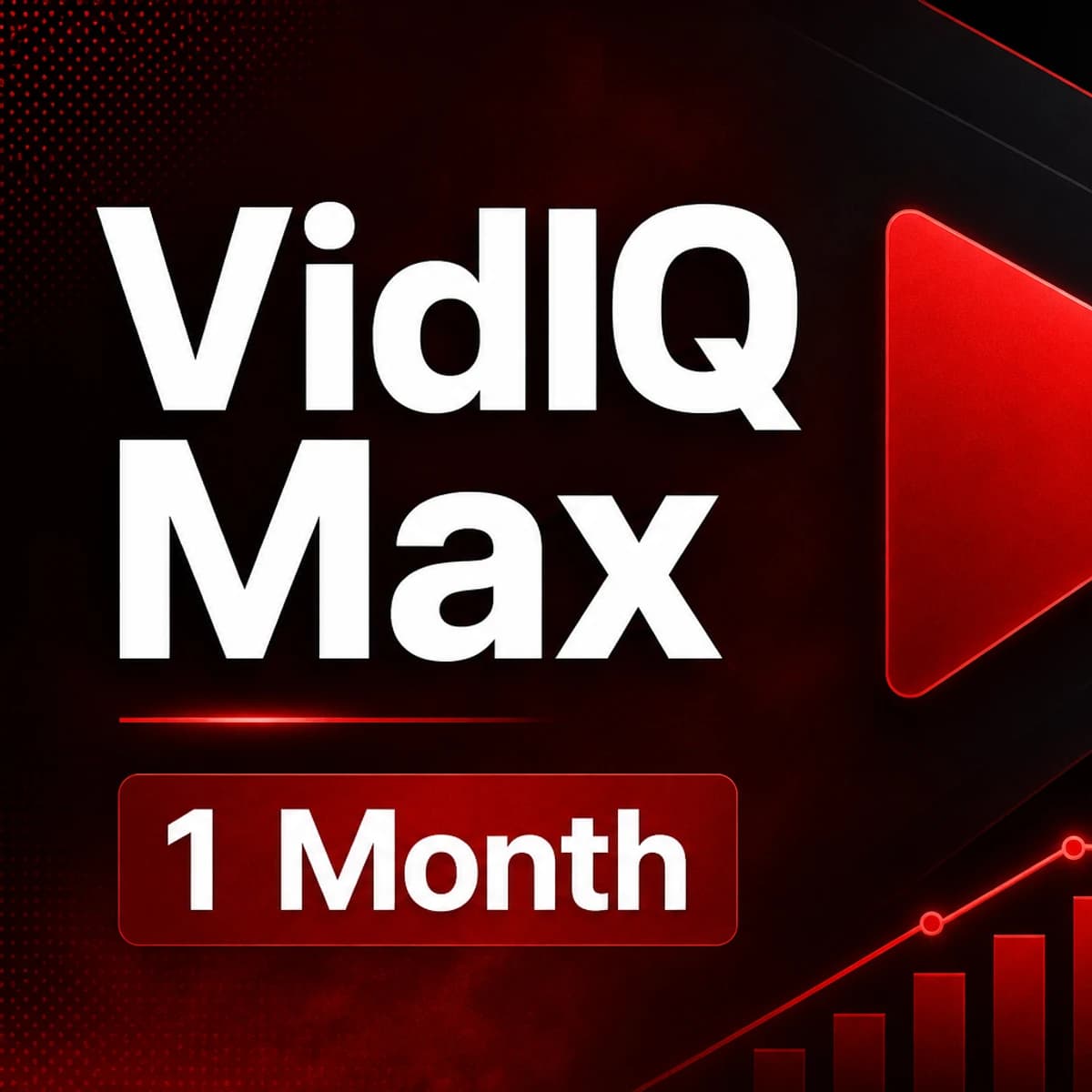 VidIQ Max — 1 Month product visual