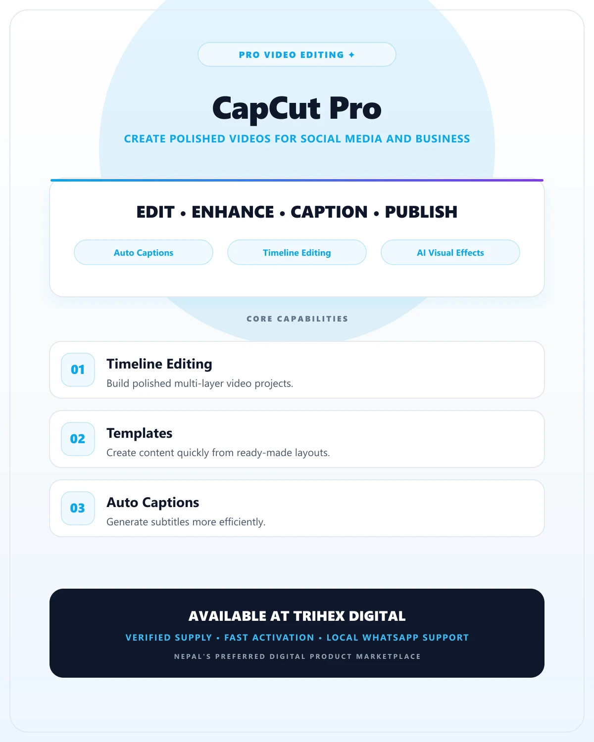 CapCut Pro — 6 Months view 2