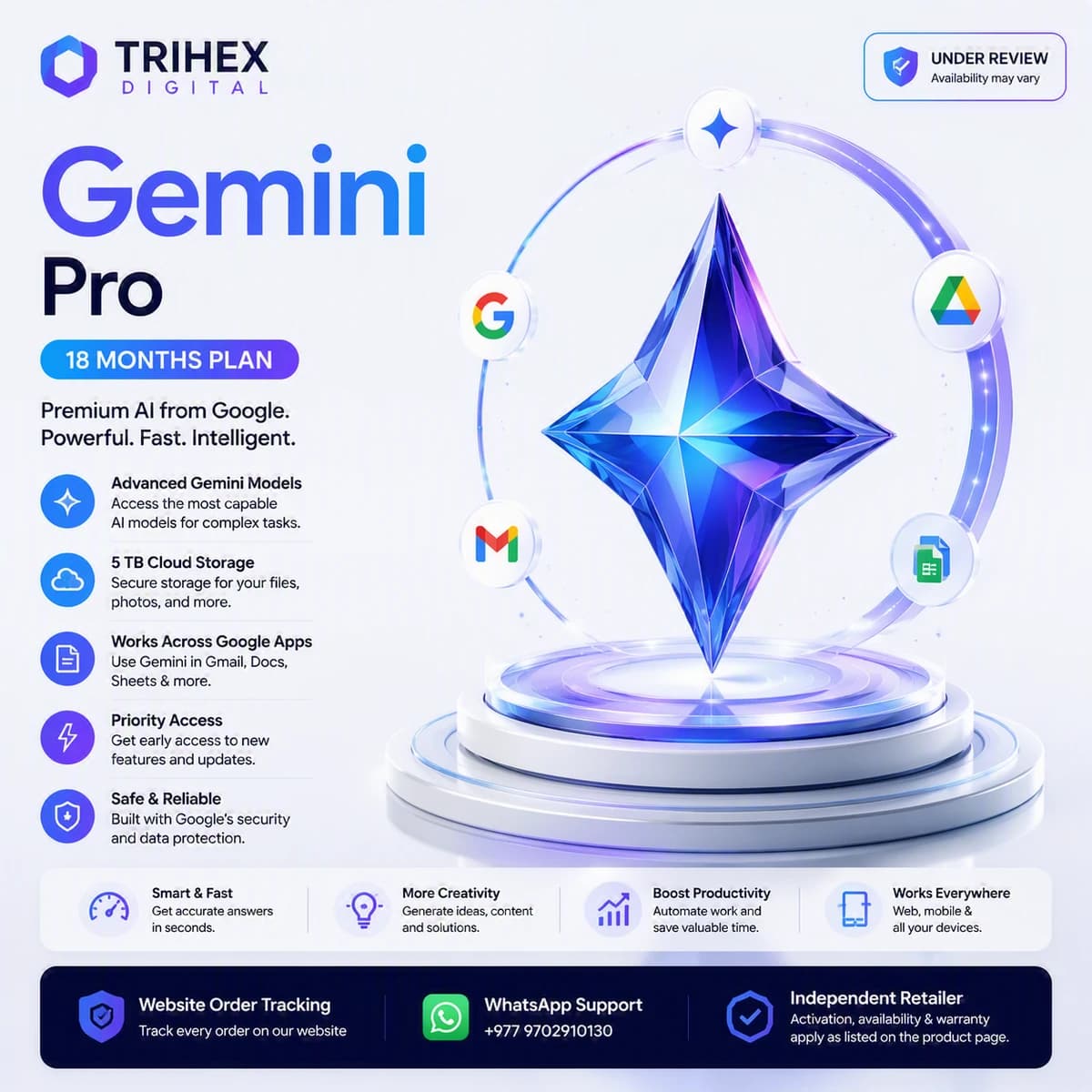Gemini Pro 5 TB — 18 Months cover